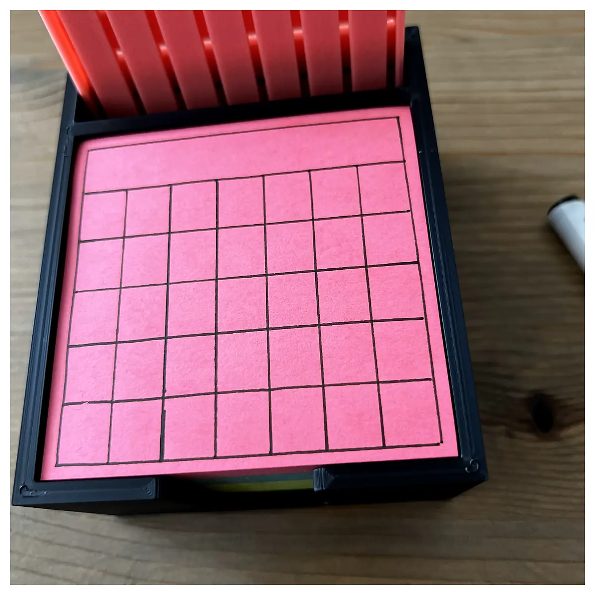 Calendar Stencil Post it Notes Planner Template Scheduling Reminders Organization Note Taking