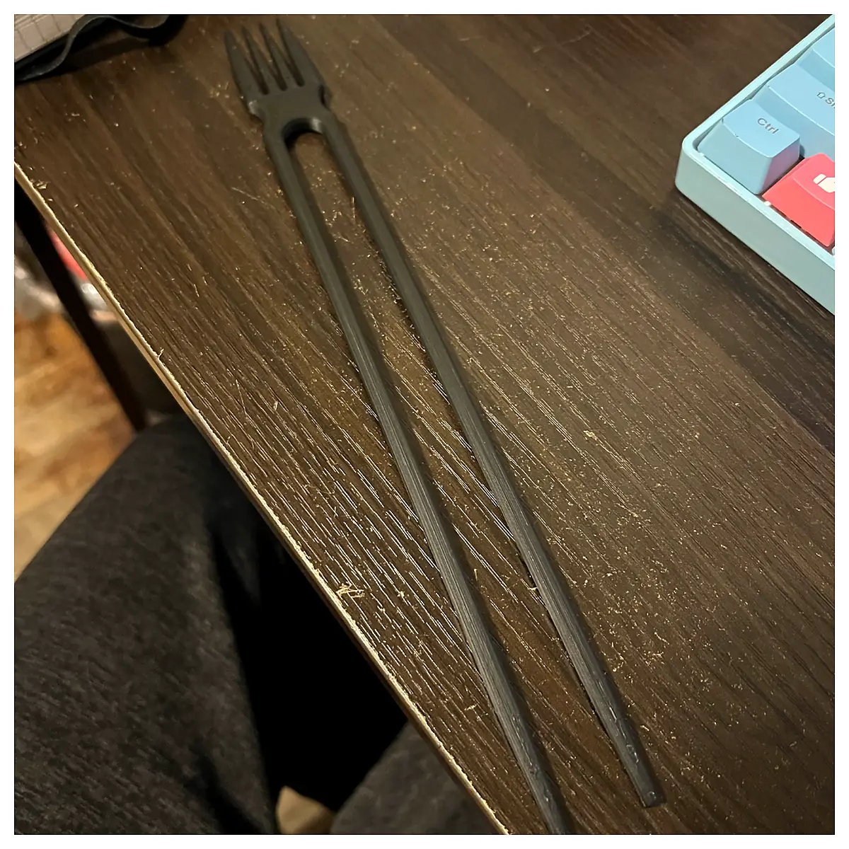 ForkStick Fusion Utensil Chopsticks Forks Hybrid Eating Tool Dinnerware Accessories Fast Eating