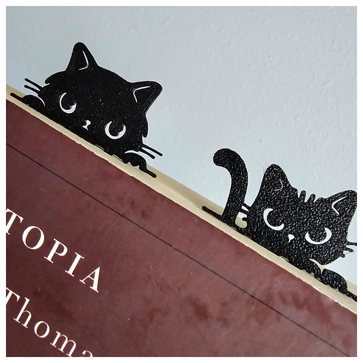 Cat Bookmarks Page Clips Cat Toys Pet Scratching Post Training Toys Adjustable