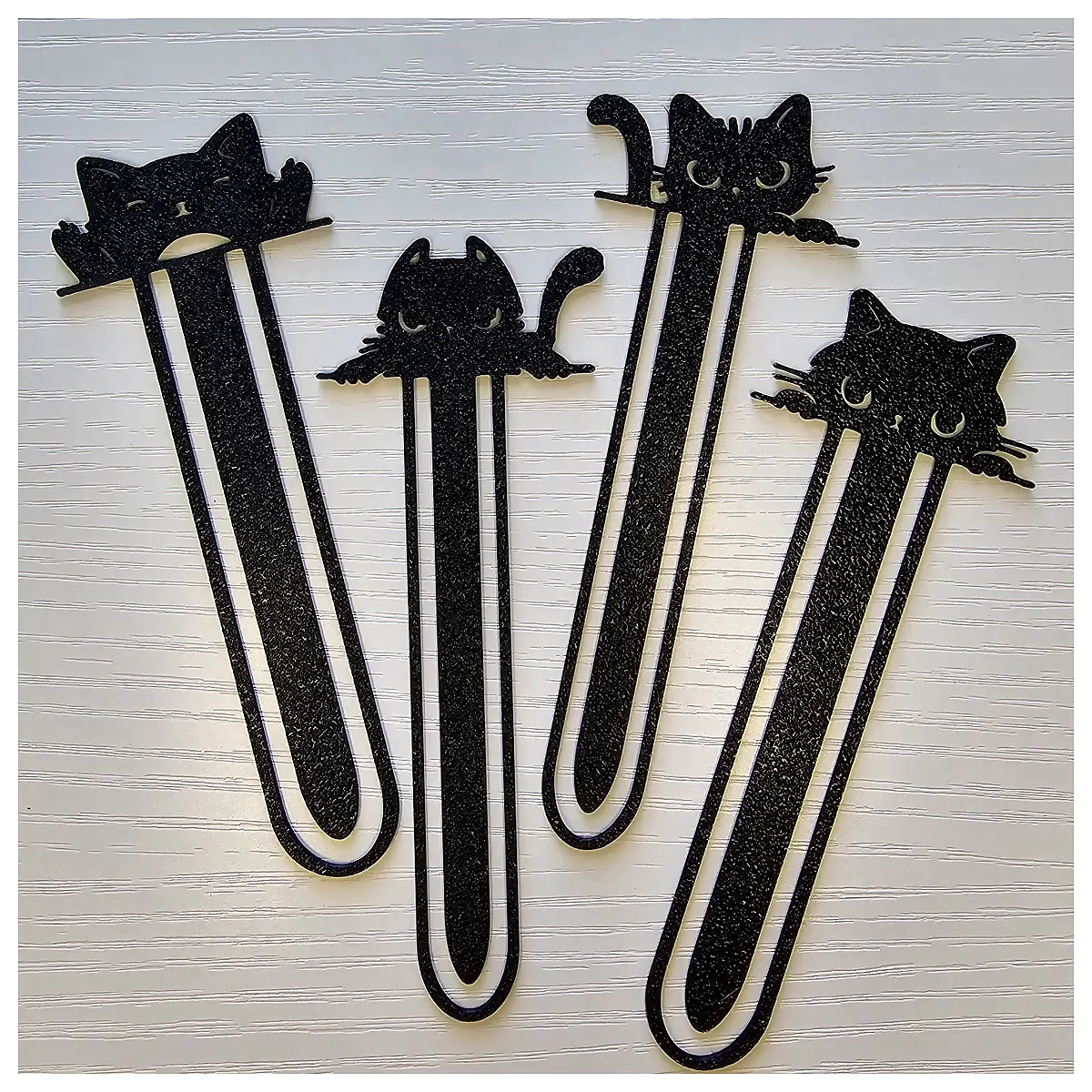 Cat Bookmarks Page Clips Cat Toys Pet Scratching Post Training Toys Adjustable