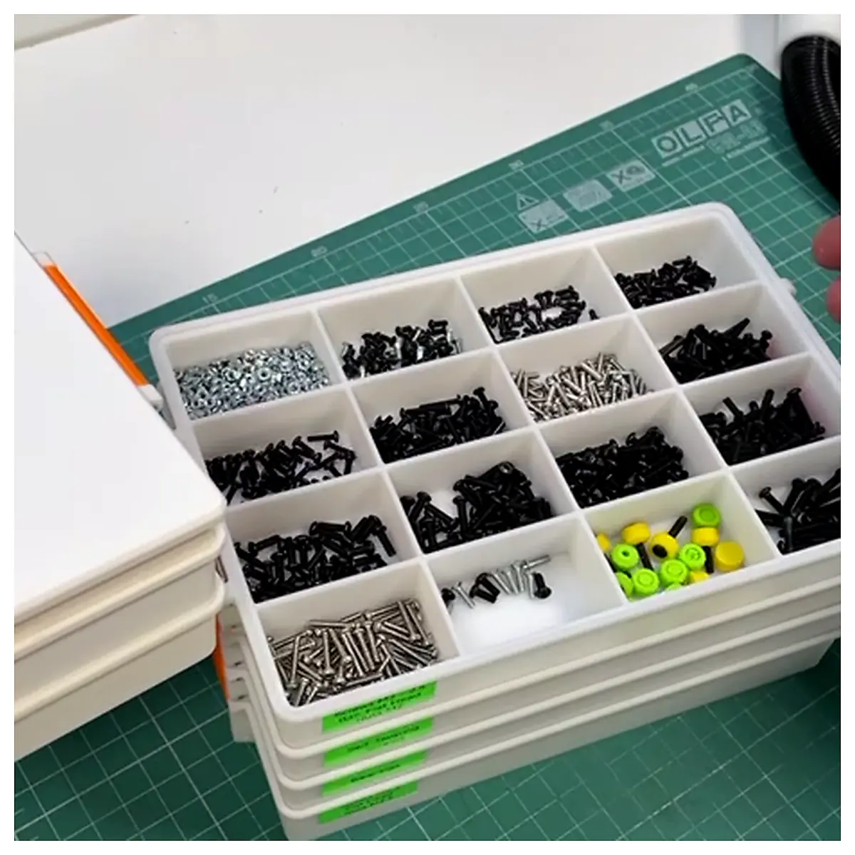 Tiered Storage Box Hard Drive Box Storage Solutions Data Backup Protection Shipping Mobile Storage
