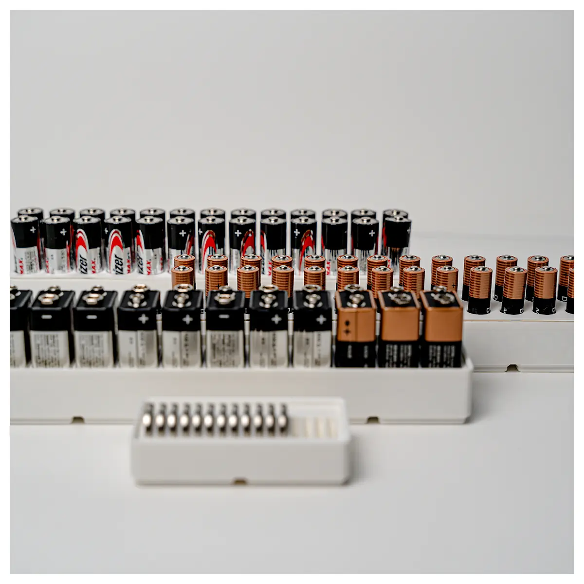 Battery Holders Modular Electronics Components Storage Organization Universal