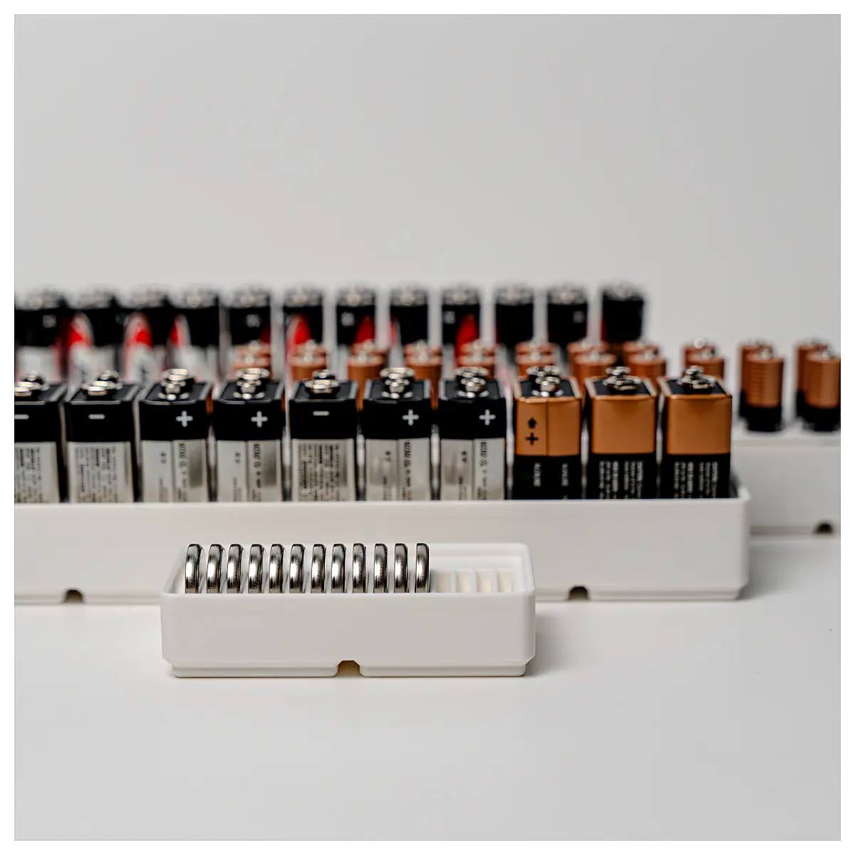 Battery Holders Modular Electronics Components Storage Organization Universal