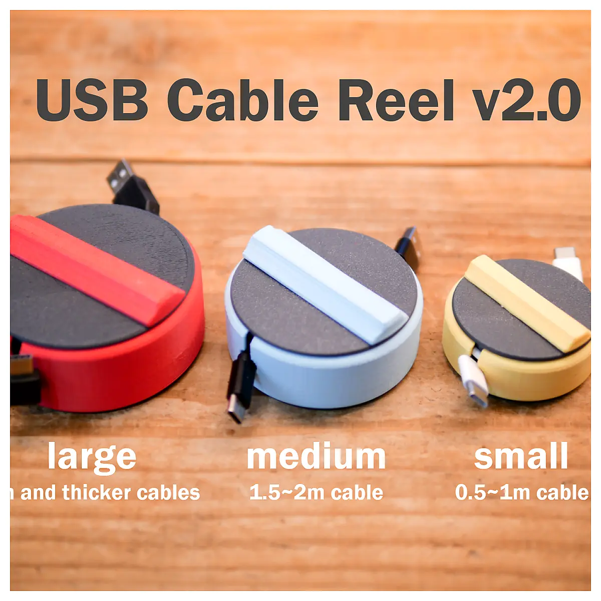 USB Cable Reel Organizer Travel Storage Case Cable Management Accessories Protect Cables Universal Storage