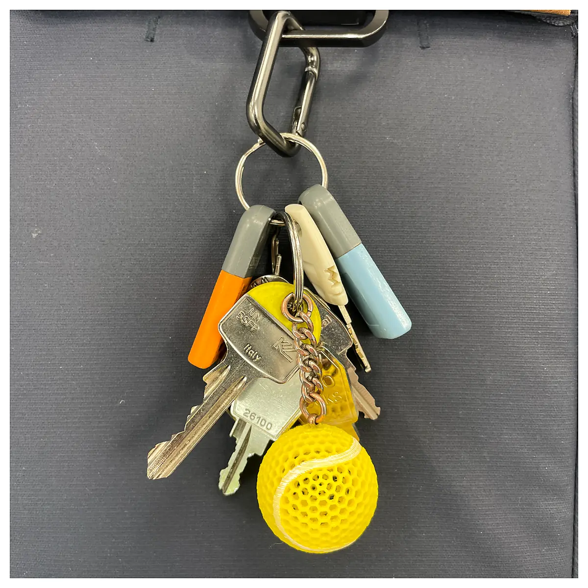 Keychain Tennis Ball Airless Ball Pump Sport Toy Keyring Airless No Air Ball Sports Accessories