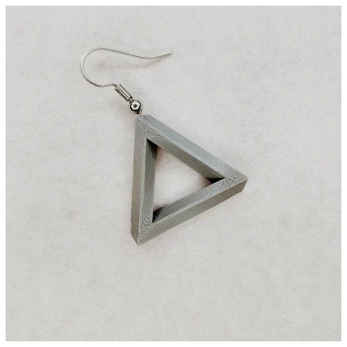 Penrose Triangle Earrings Geometric Earrings Hanging Earrings Decorative Jewelry Modern Design 3D Art Pendant Shop