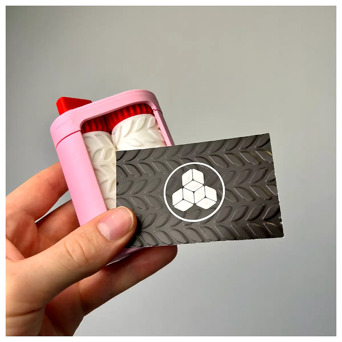 Embossing Roller Knitting Business Cards Card Press Template Maker Supplies