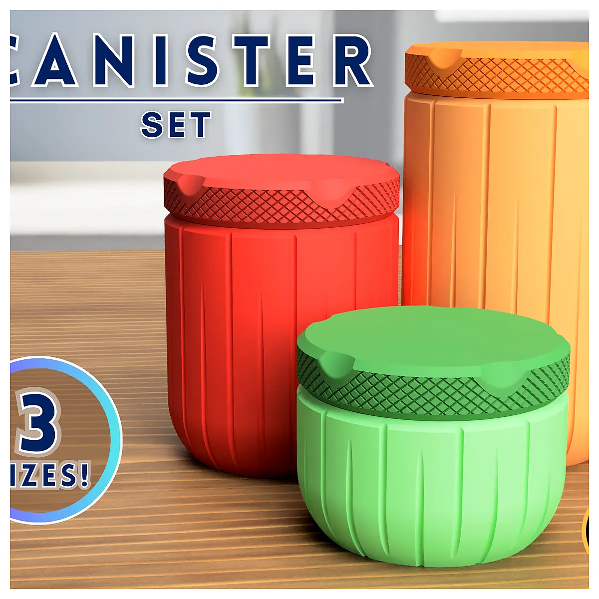 Canister Set Storage Containers Organizer Kitchen Supplies Replacement Parts Repair