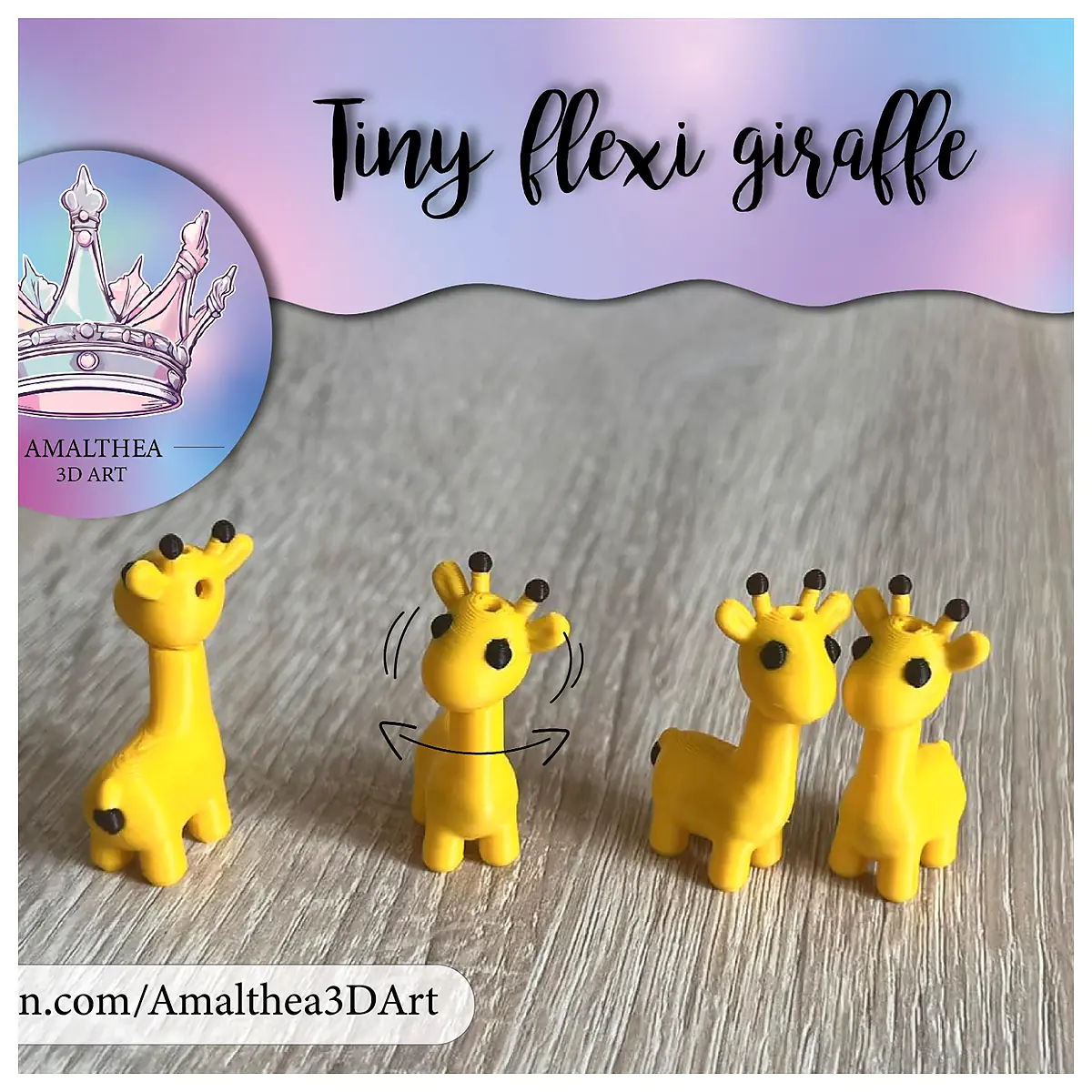 Tiny Flexi Giraffe Parts Repair Flexible Toy Accessories Folding Giraffe Replacement Parts
