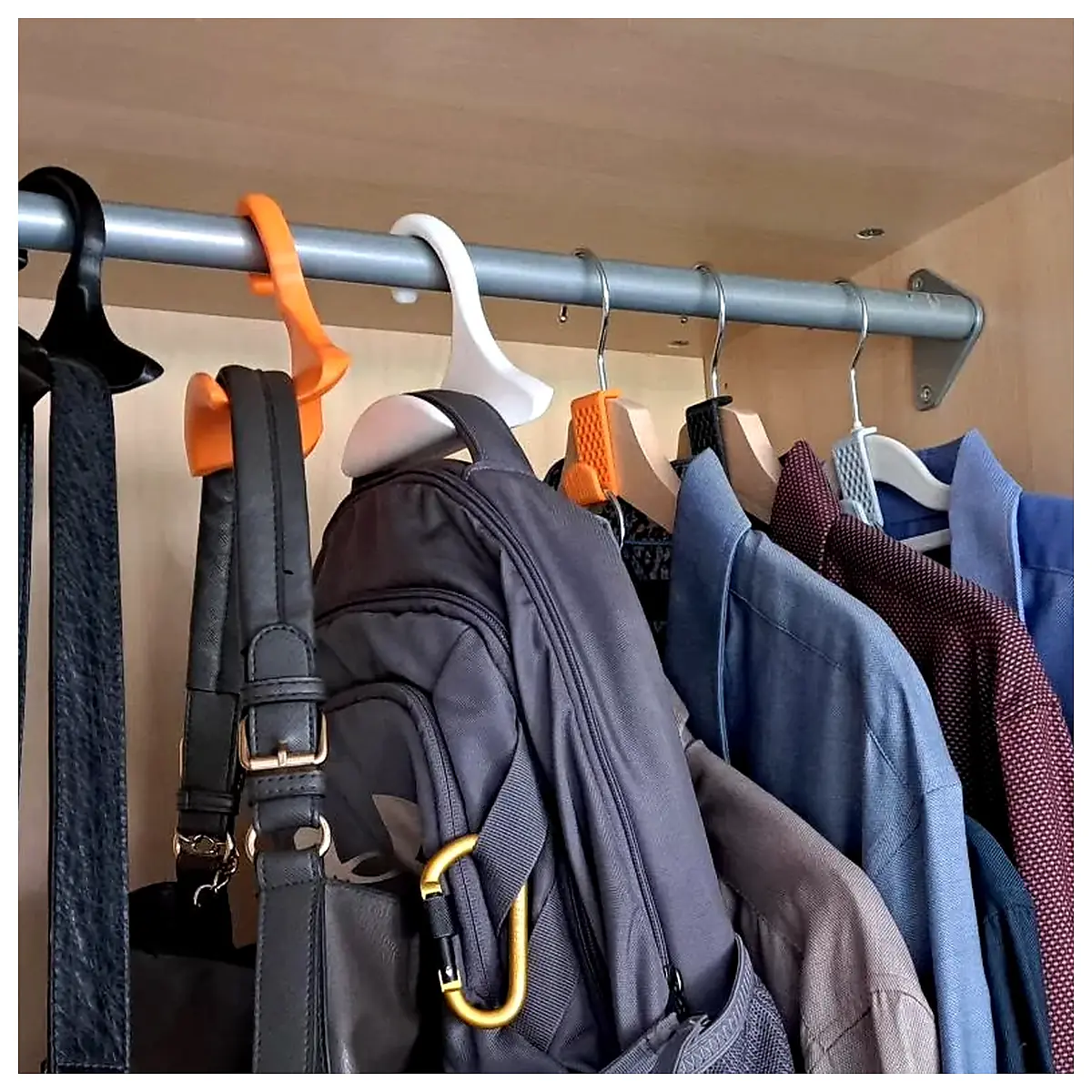 Bag Coat Hanger Hook Hanger Clothes Rack Anti Slip Towel Rack Storage Organizer Accessories