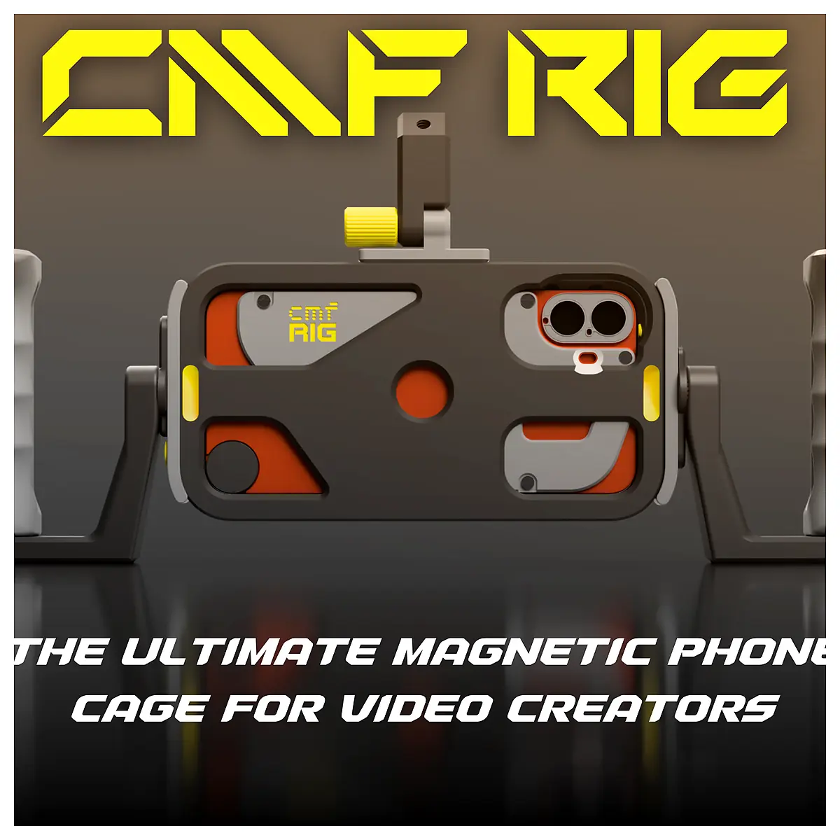 Phone Cage Magnetic Mount Video Creator Rig Stabilizer Accessories CMF RIG Universal Phone Support