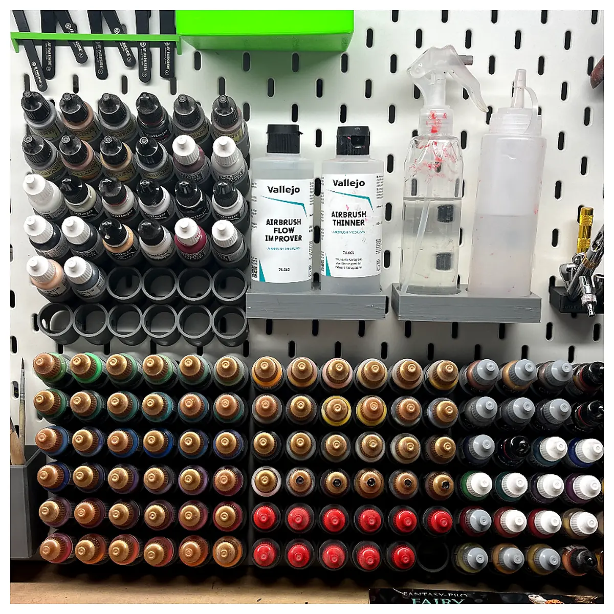 Skadis Modular Paint Rack Update 2 Universal Wall Mounted Storage Shelves Parts Repair