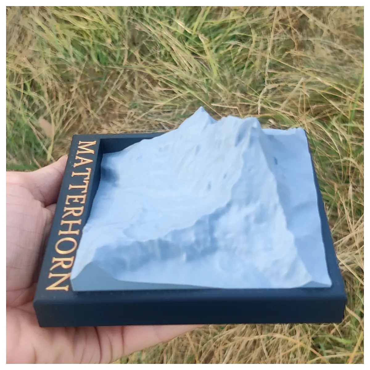 Matterhorn Topographical Model Mountain Model Terrain Model Hiking Decor Display Piece Outdoor Adventure Desktop Decoration