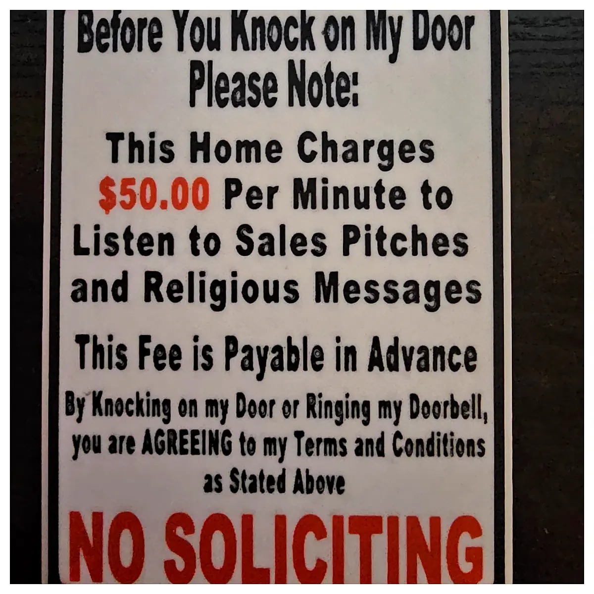 No Soliciting Parts Repair Service Replacement Parts Part Exchange Repair Tools Auto Parts
