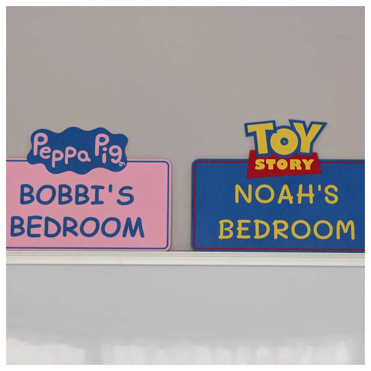 Toy Story Name Sign Editable Text Custom Name Decoration Card Creative Gift Sign Personalized