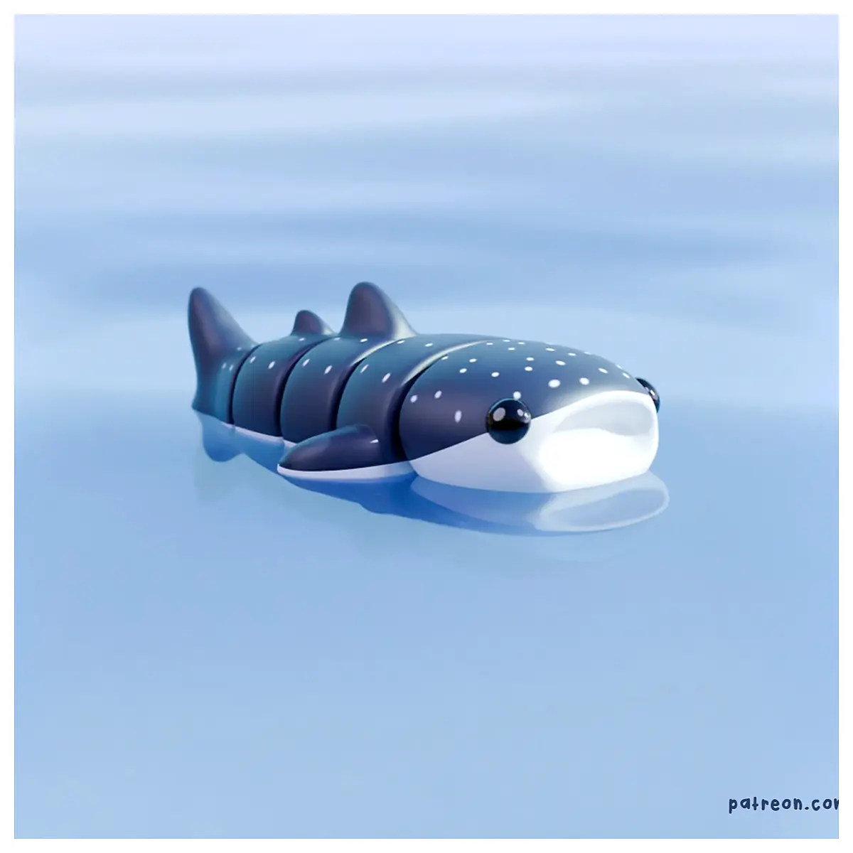 Flexible Whale Shark Keychain Toy Model Decoration Wholesale Bulk Supply