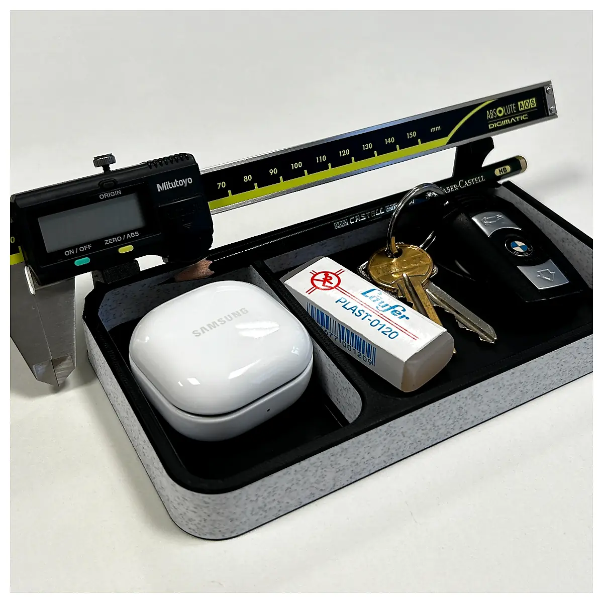 Desk Organizer Multi Function Workstation Storage Box Tool Kit Parts Repair Parts Container