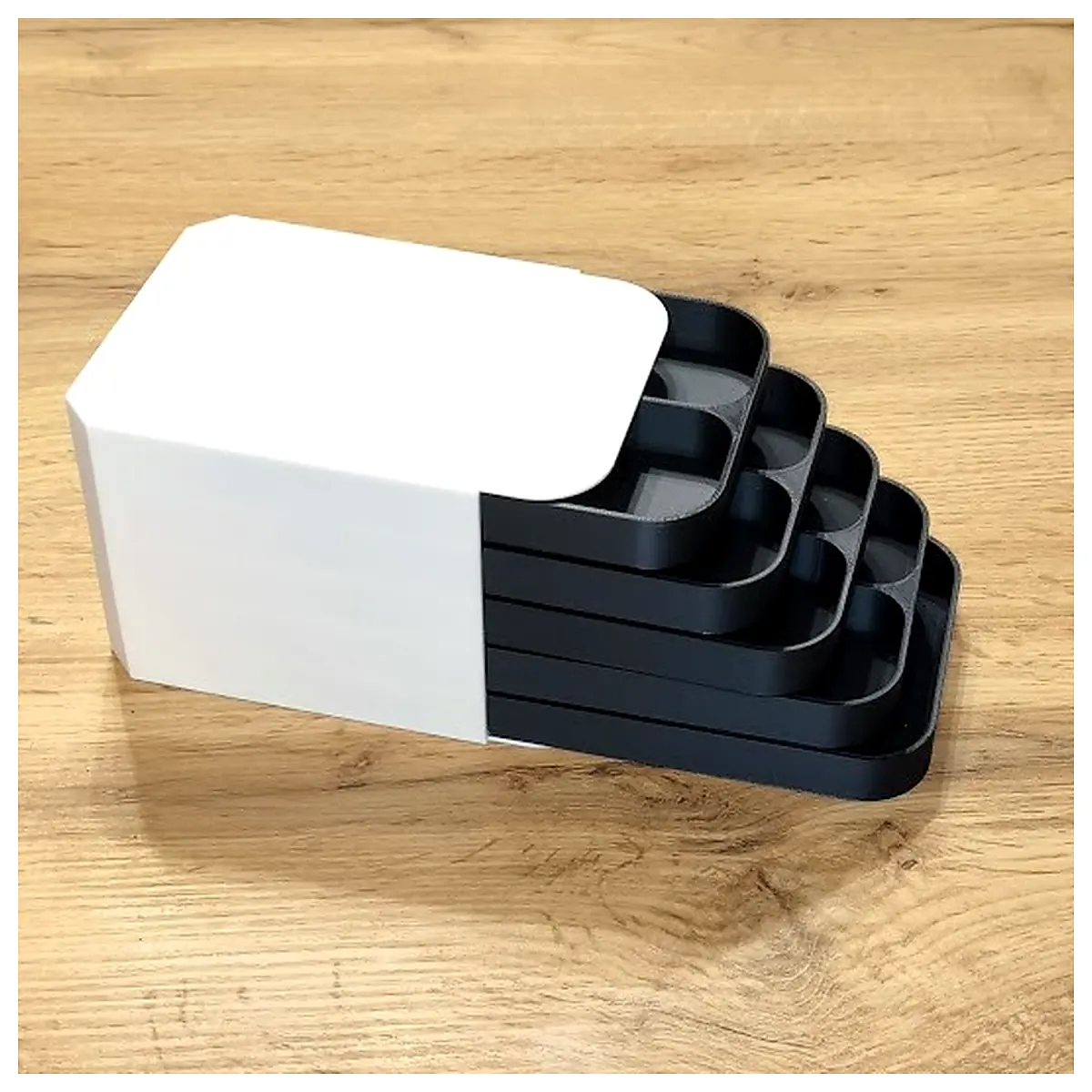 Small 5 Drawer Desk Organizer Drawer Storage Solutions Office Supplies Multi Function Storage Cabinet Drawers