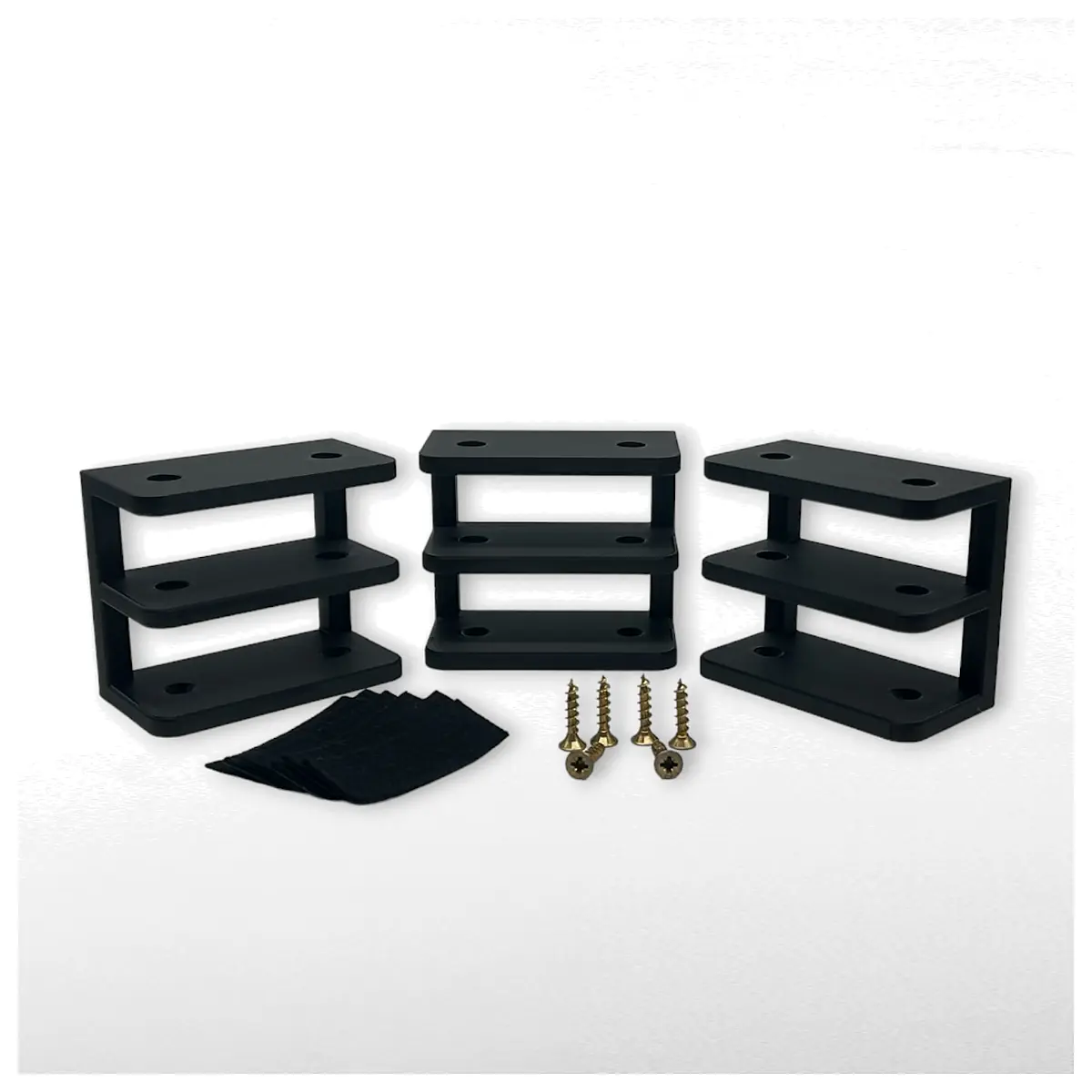 Under Desk Dual Laptop Stand 2 Devices Adjustable Holder Office Stand Productivity Ergonomic