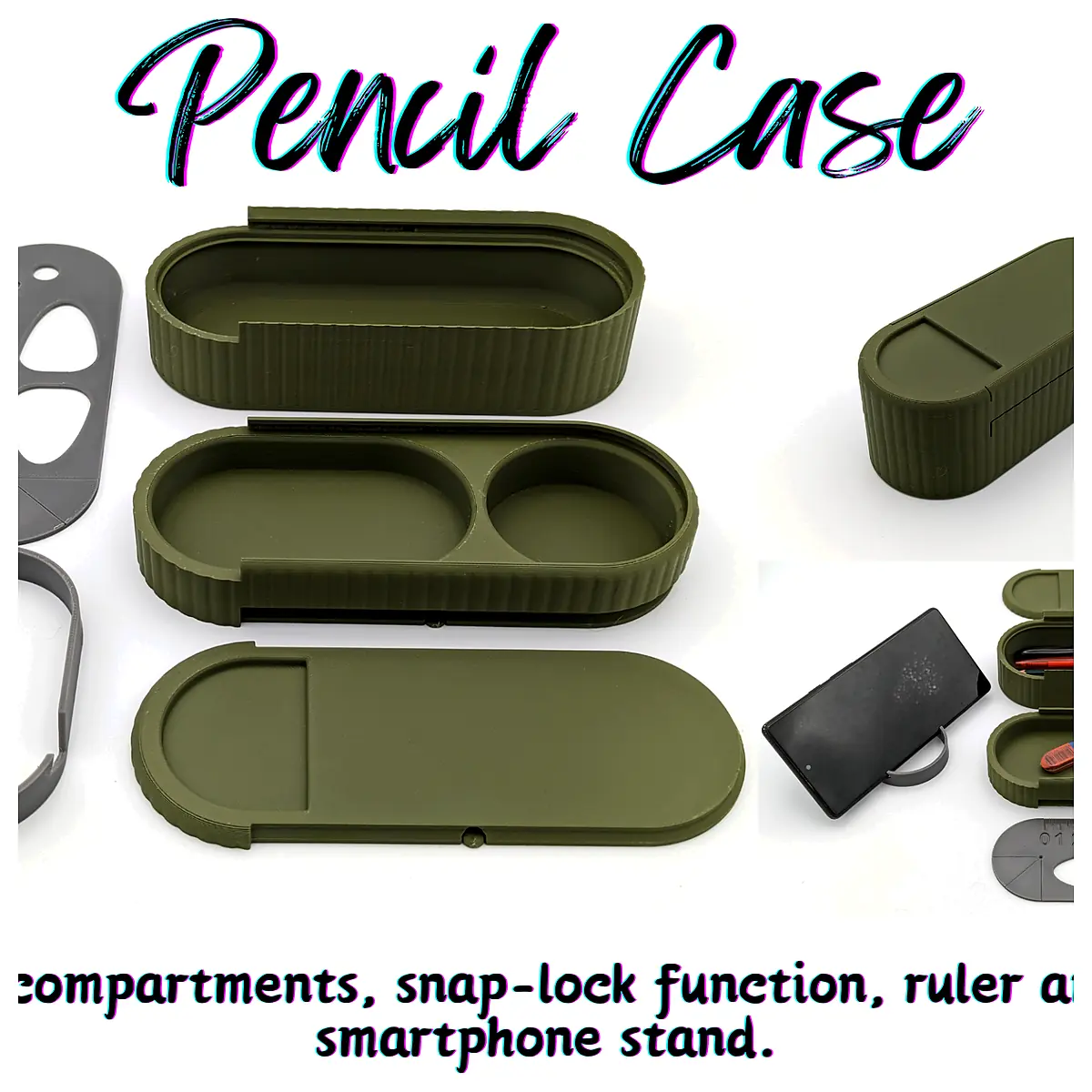 Pencil Case Organizer Supplies Multi Purpose Pen Case Parts Repair Student Stationery Accessories