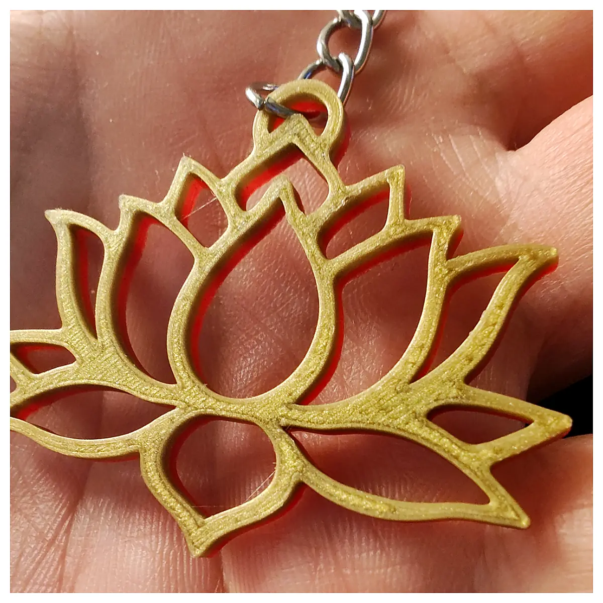 Lotus Flower Keychain Wholesale Bulk Supply Car Decoration Keychains Auto Parts Gift Accessories Decorative Charm