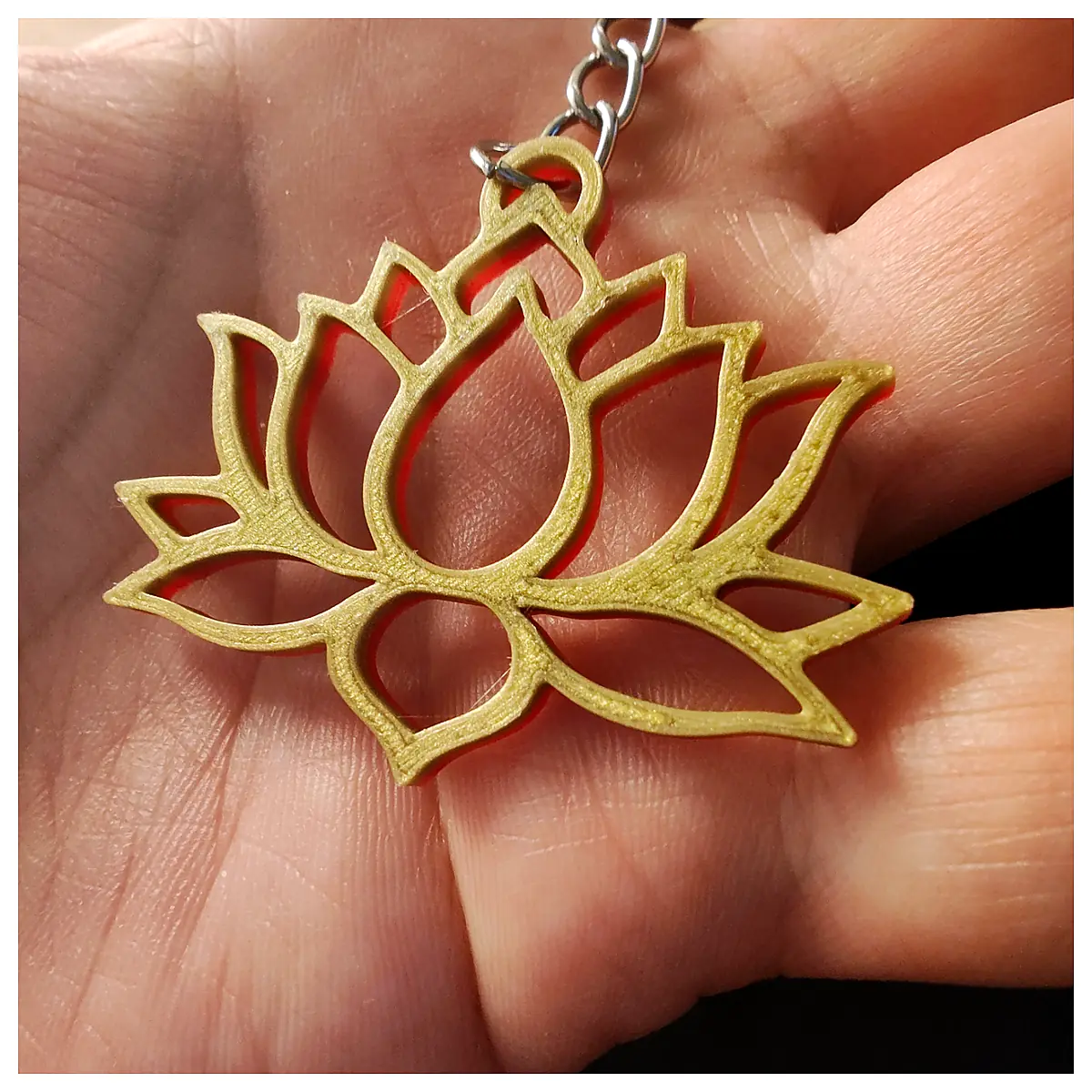 Lotus Flower Keychain Wholesale Bulk Supply Car Decoration Keychains Auto Parts Gift Accessories Decorative Charm
