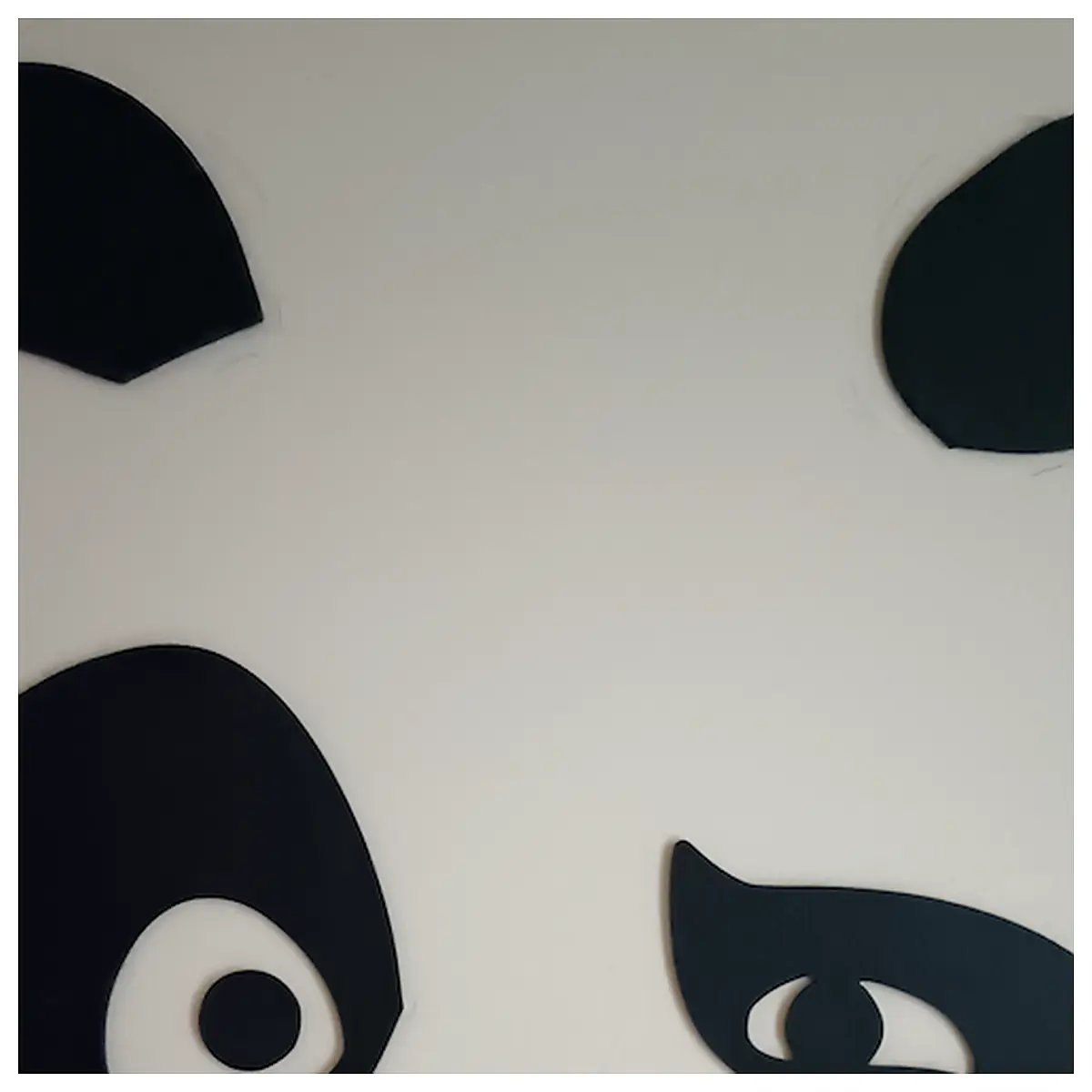 Eyes Wall Decor Two Ears Martial Arts Wall Art Decoration Indoor Room Painting Artwork