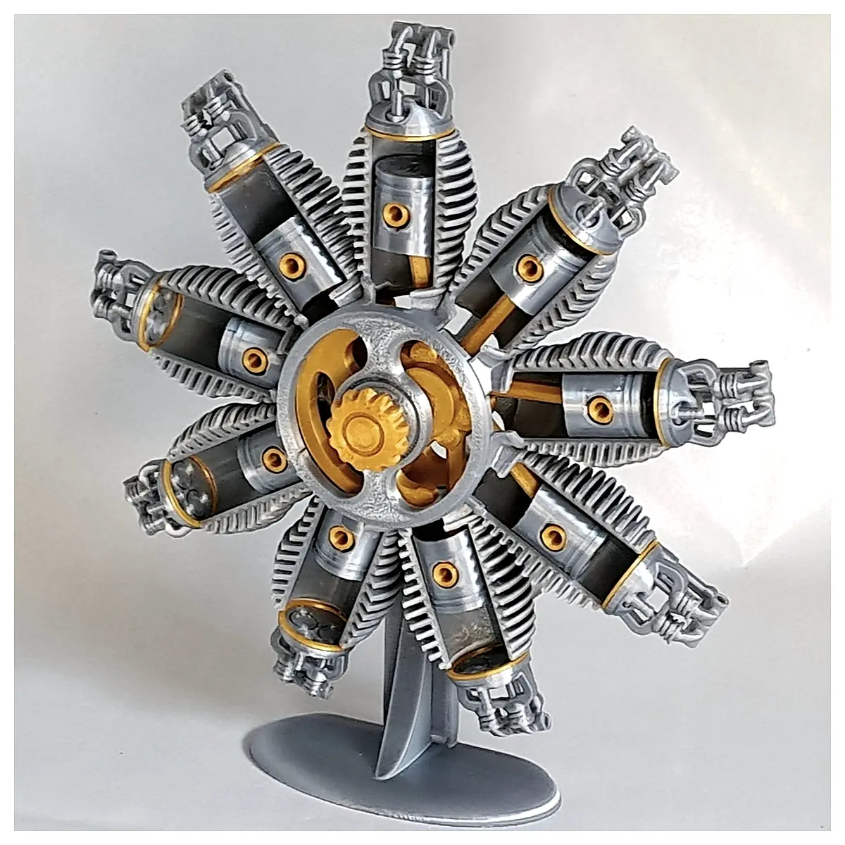 9 Cylinder Radial Engine Parts Components Assembly Sets Repair Kits Replacement Parts Engine Accessories Compatibility Performance Tuning