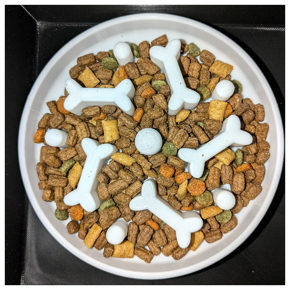 Slow Feeder Cat Bowl Slow Eating Bowl Pet Food Bowl Puzzle Feeding Dish Cat Accessories