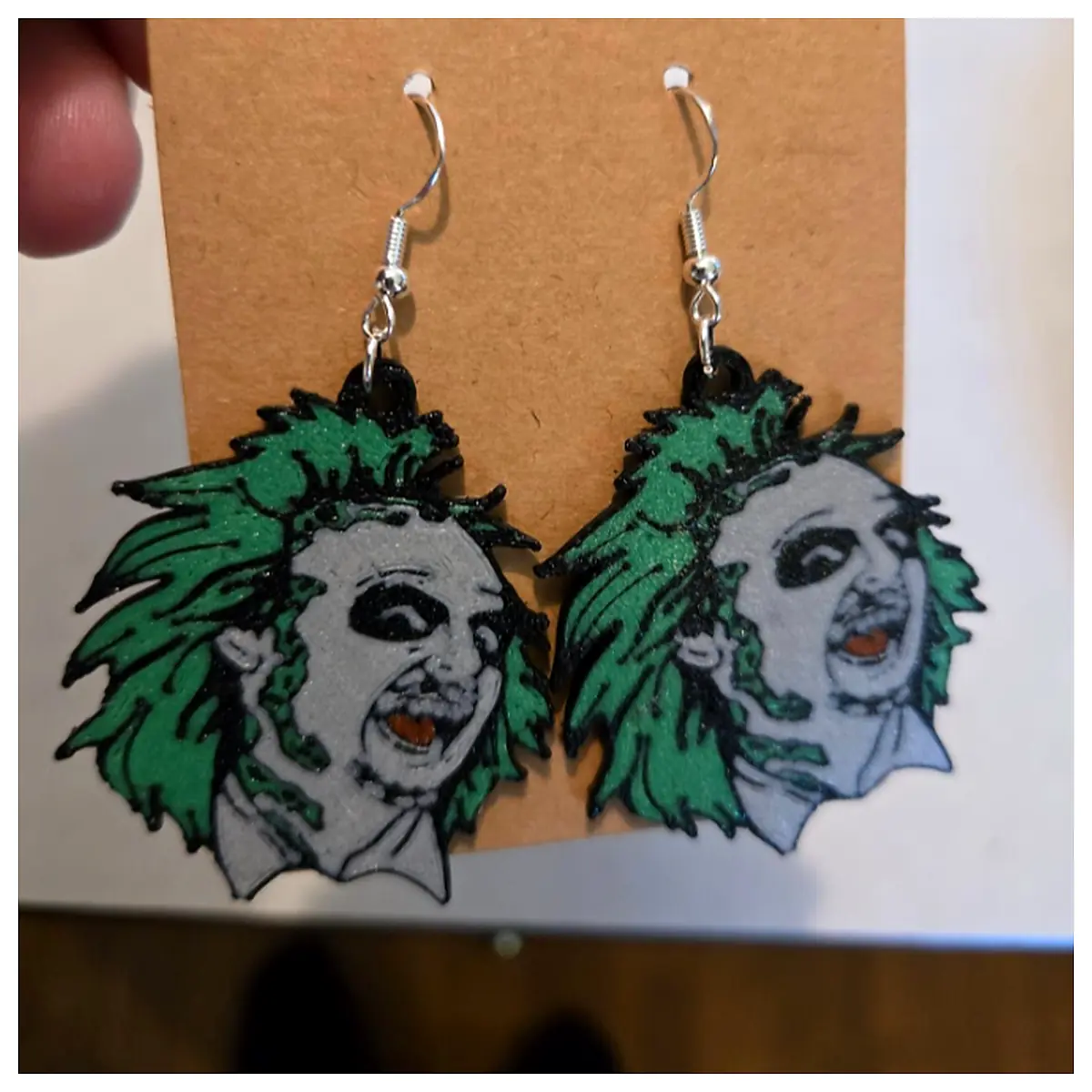Beetlejuice Earrings Gothic Jewelry Decorations Replacement Parts Repair