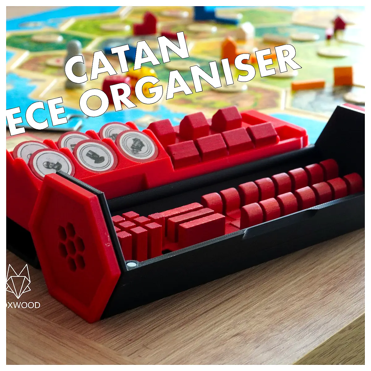 Catan Game City Knight Seafarer Piece Organizer Board Game Accessories Resource Management Game Parts