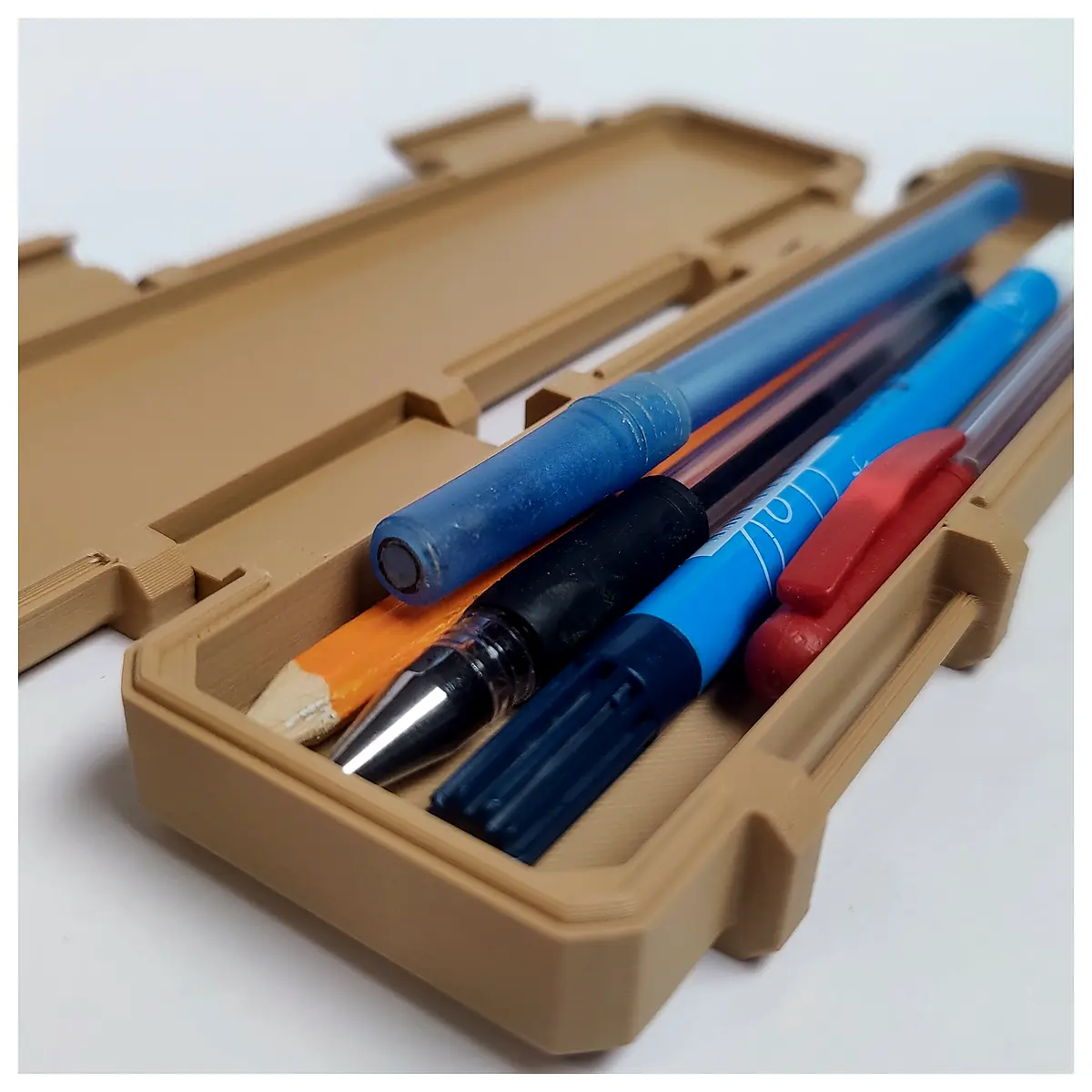 Universal Pencil Box Print in Place No Assembly Needed Storage Organizer Parts Supplies
