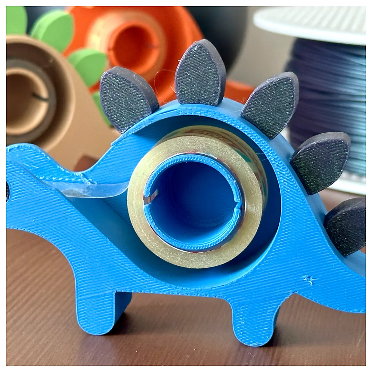 Cute Dinosaur Tape Dispenser Universal Tape Supply Repair Office Supplies