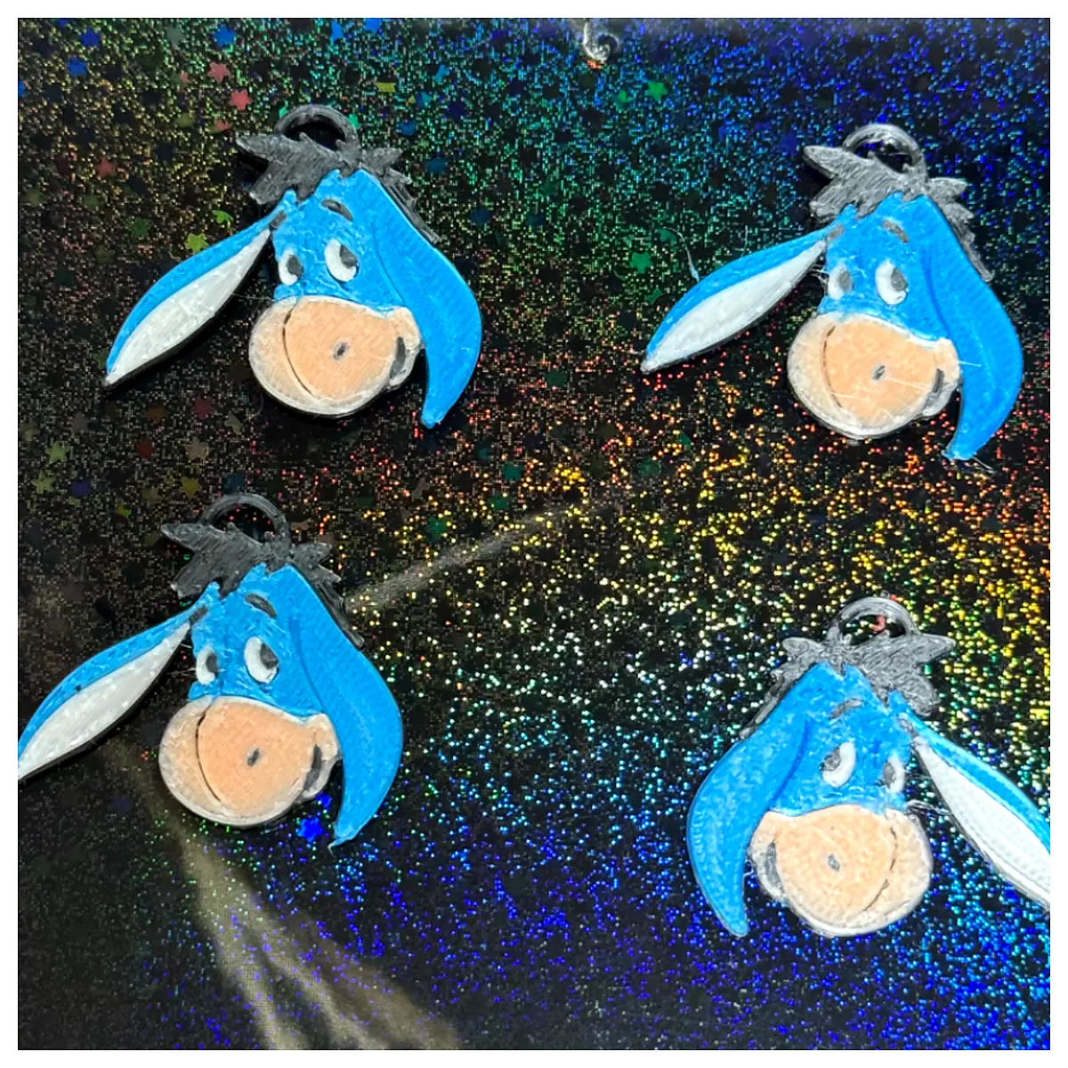 Eeyore Earrings Animal Studs Cute Decorations Party Gifts Accessories Replacement Parts