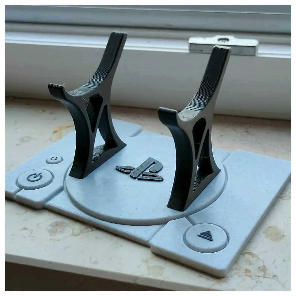 PS5 Controller Stand PS1 Design 2D Retro Gaming Accessory Console Stand Support Stability Protection