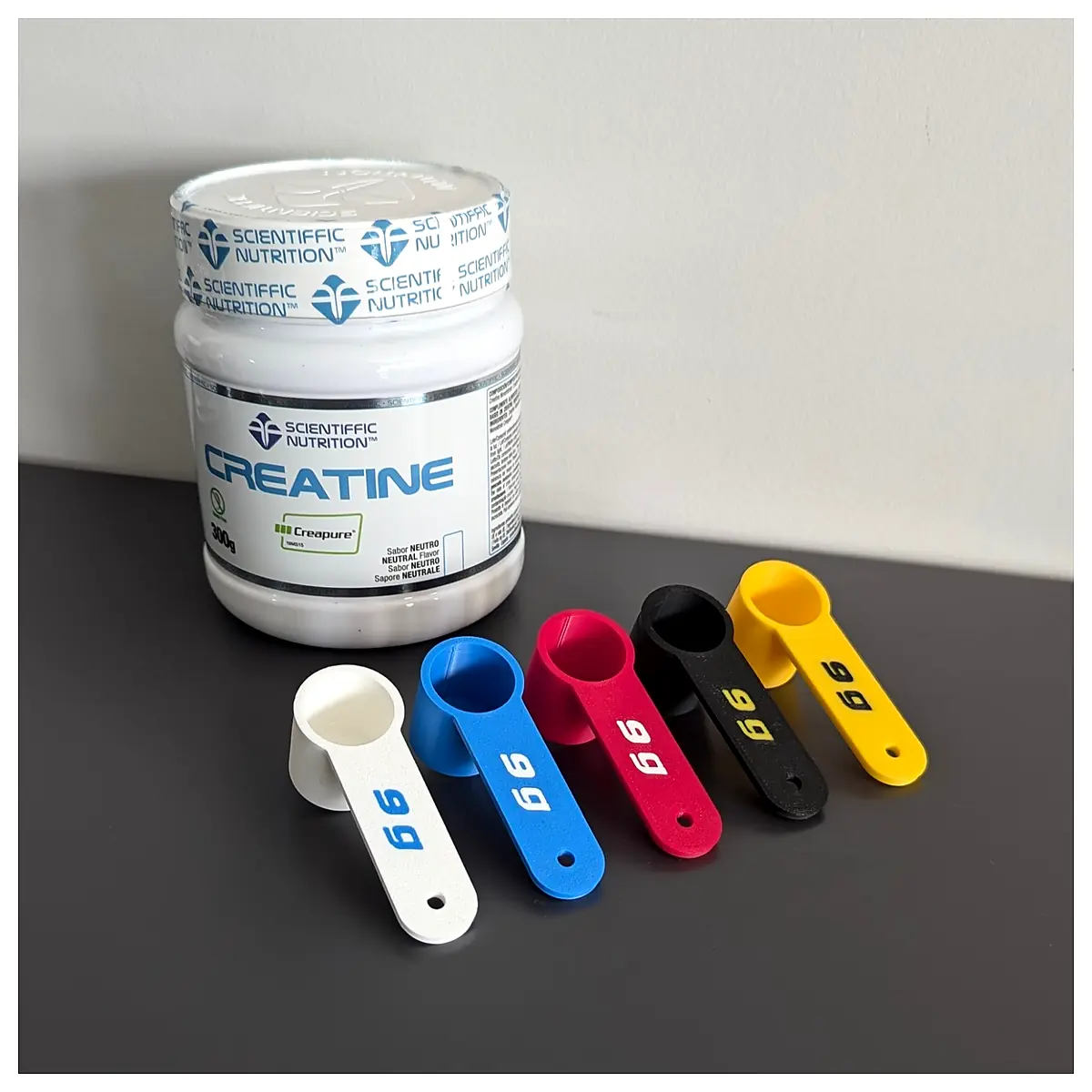 Creatine Scoop Measuring Spoon 3 10g Fitness Powder Scoop Muscle Growth Supplements
