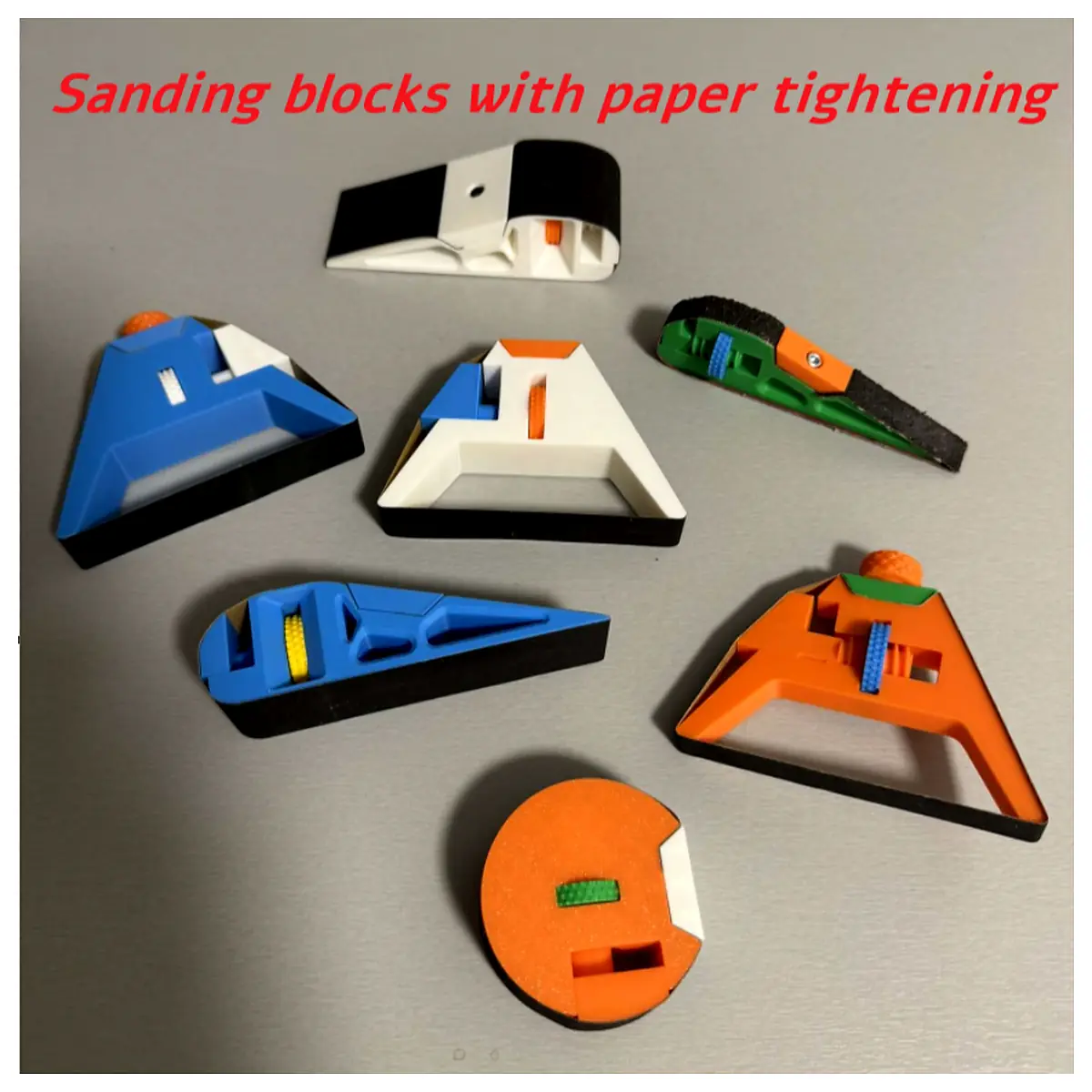 Sanding Block Set Paper Reinforcement Tightening Sandpaper Paperboard Reinforcement Sanding Pads Paper Treatment
