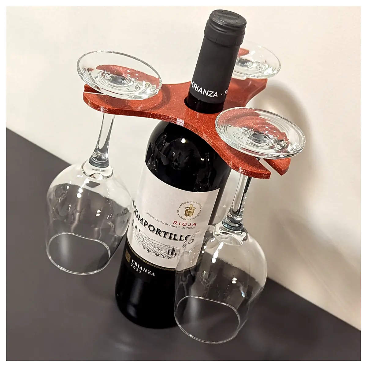 Wine Glass Hanger Rack 3 4 5 Cup Holder Storage Protection Wine Accessories Wall Mount