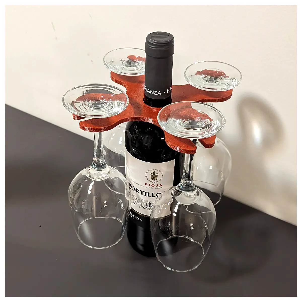 Wine Glass Hanger Rack 3 4 5 Cup Holder Storage Protection Wine Accessories Wall Mount