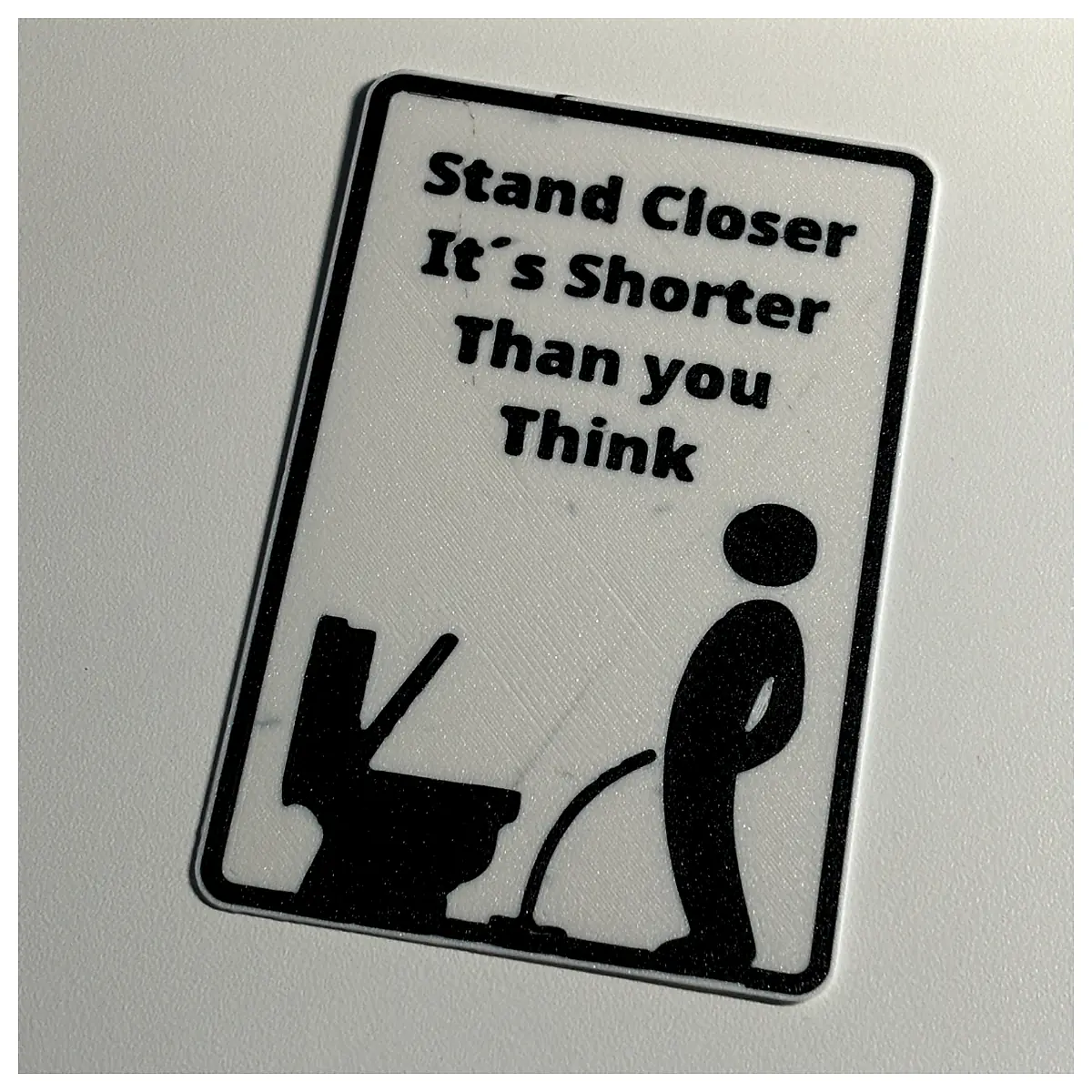 Funny Toilet Sign Humor Bathroom Decor Toilet Stickers Bathroom Poster Creative Gift Toilet Supplies