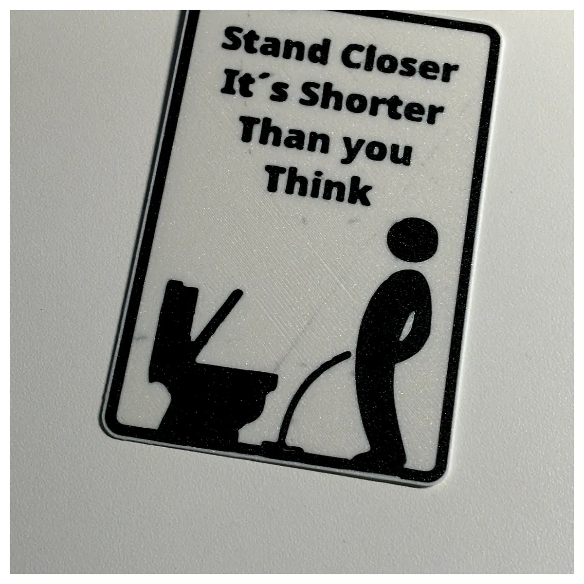 Funny Toilet Sign Humor Bathroom Decor Toilet Stickers Bathroom Poster Creative Gift Toilet Supplies