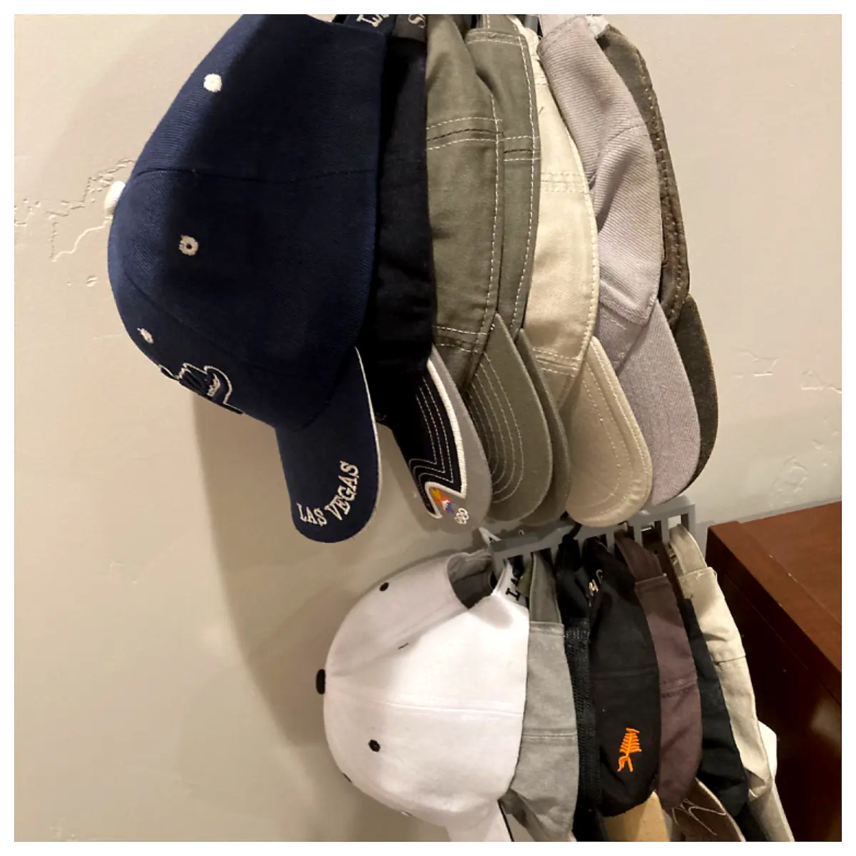 Stackable Hat Hangers Organizer Hangers Hanging Clothes Rack Closet Storage Durable