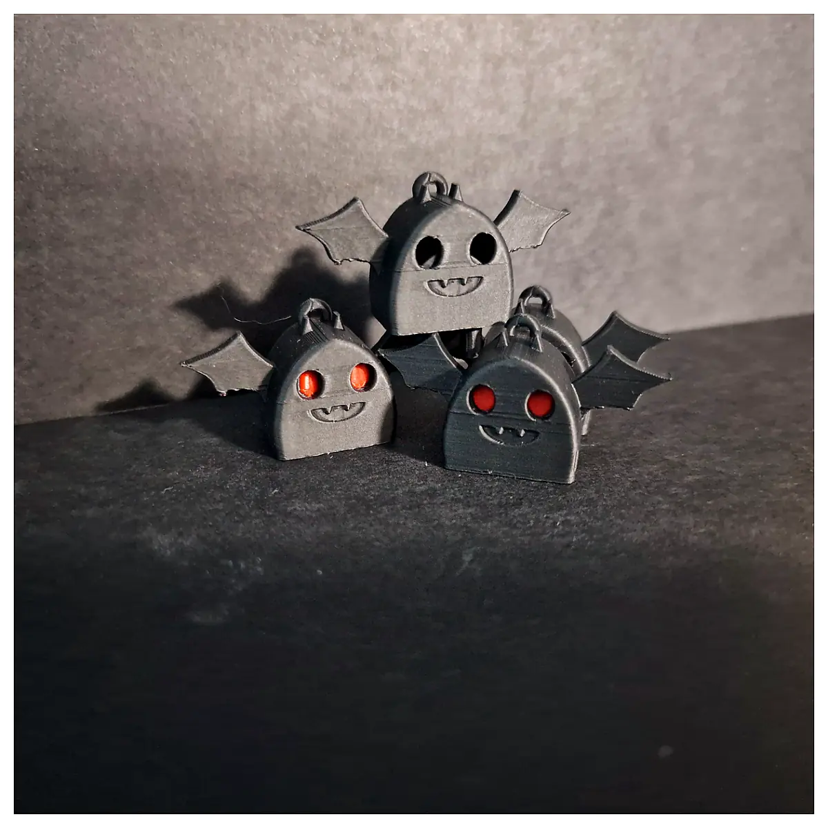 Bat Halloween Keychain Halloween Decor Bat Pendant Cute Small Gift Festival Party Accessories