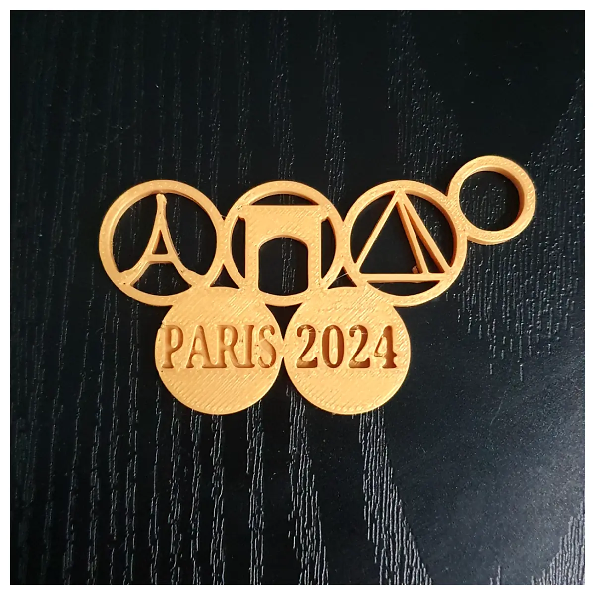 Paris 2024 Keychain Keyring Collectible Sports Event Souvenir