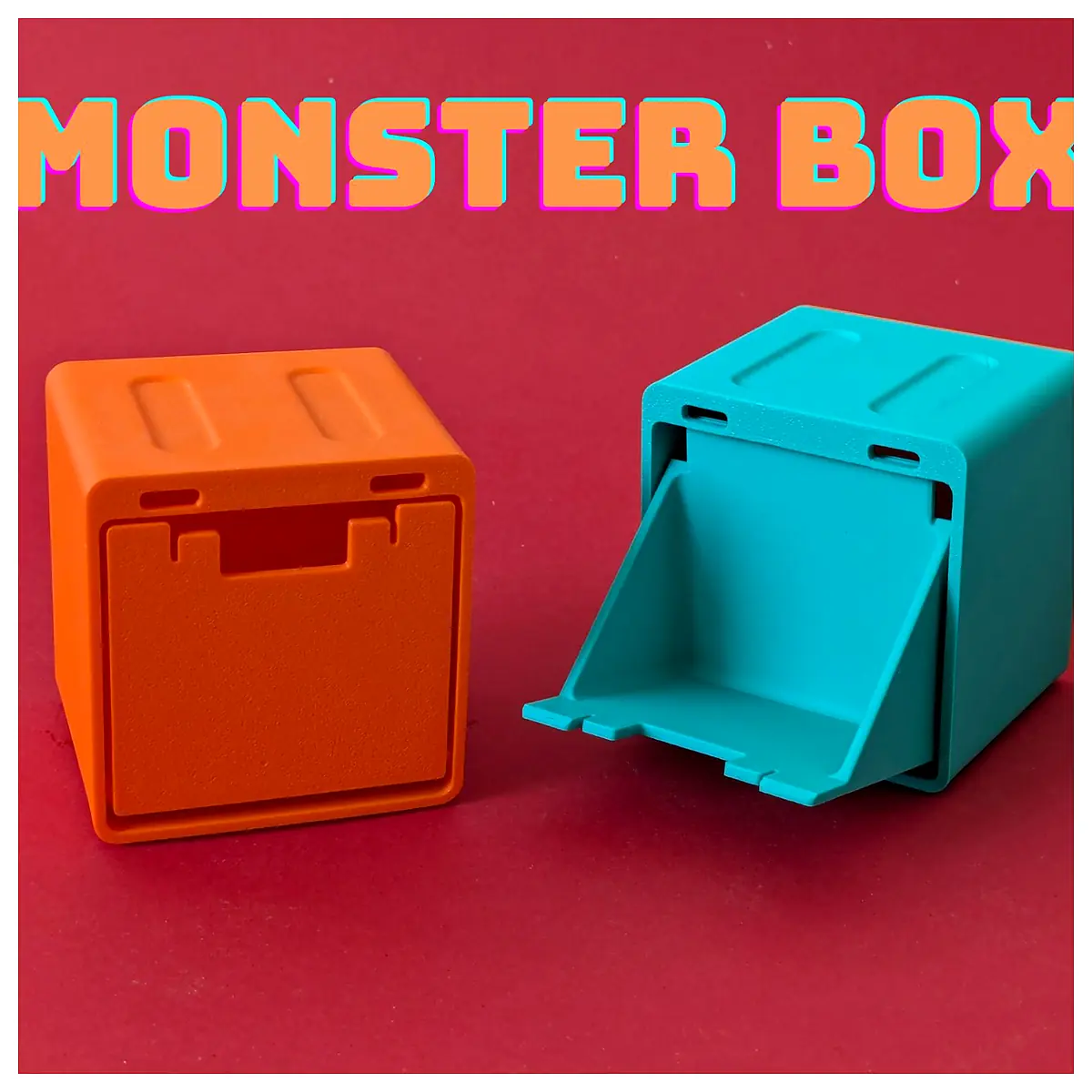 Print in Place Drawer Organizer Box Model Kit Folding Drawer Storage Box Furniture Parts Print Home Decor