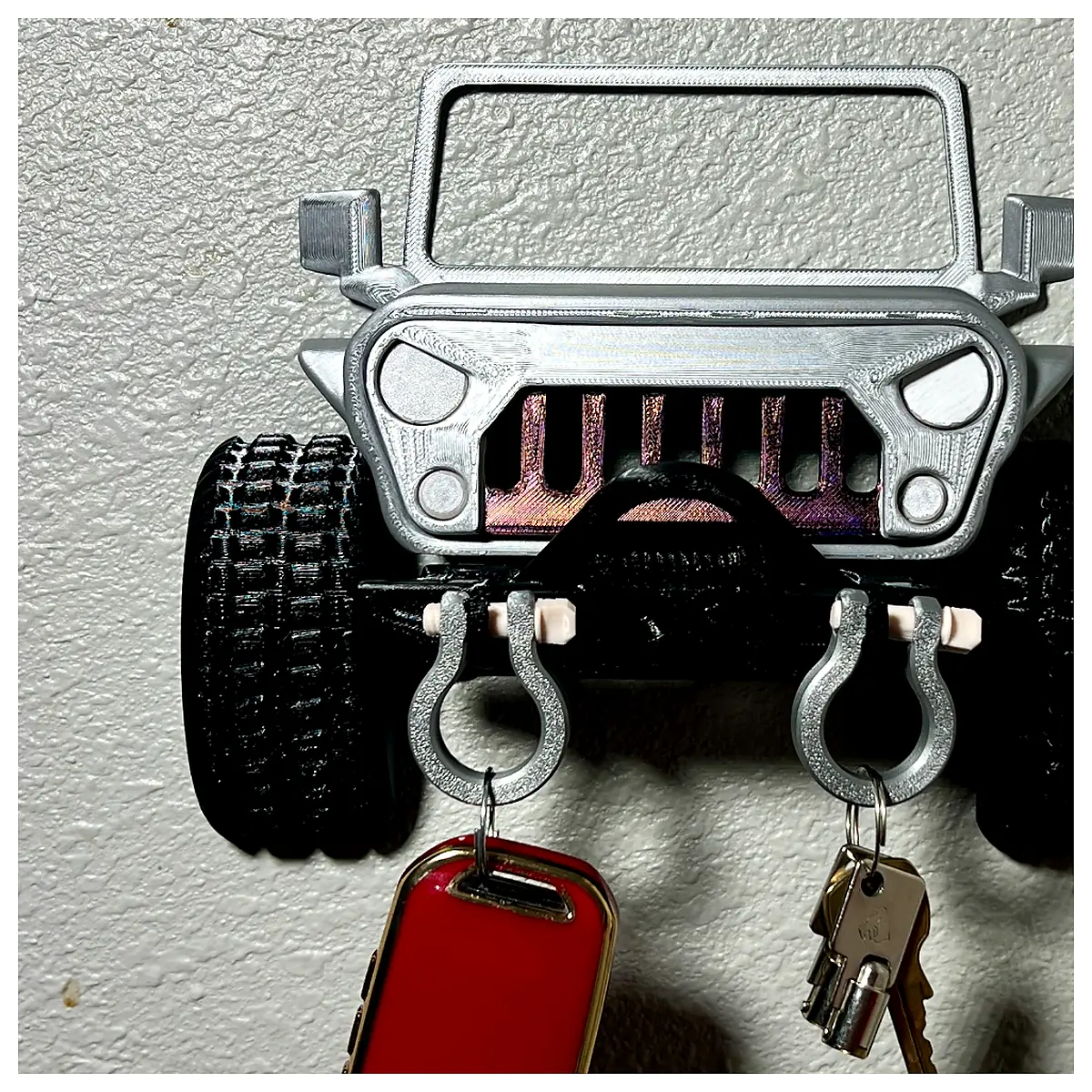 Car Key Hanger Wall Mount Automotive Parts Accessories Holder Organizer Universal Key Storage