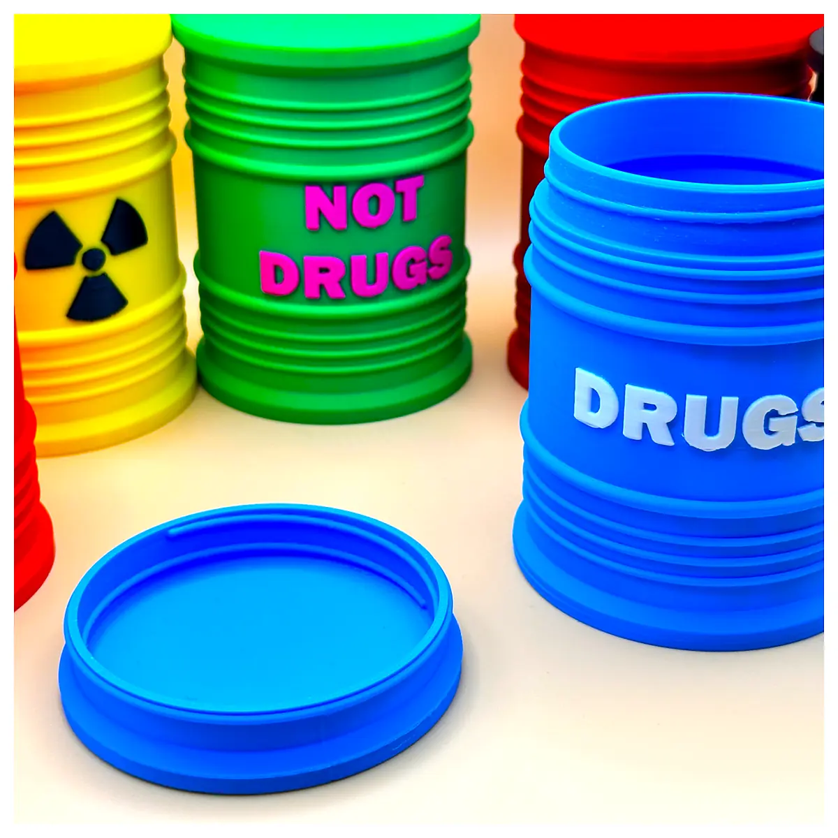 Drug Storage Box 80x105mm Universal Container Storage Box Medication Case Drug Storage