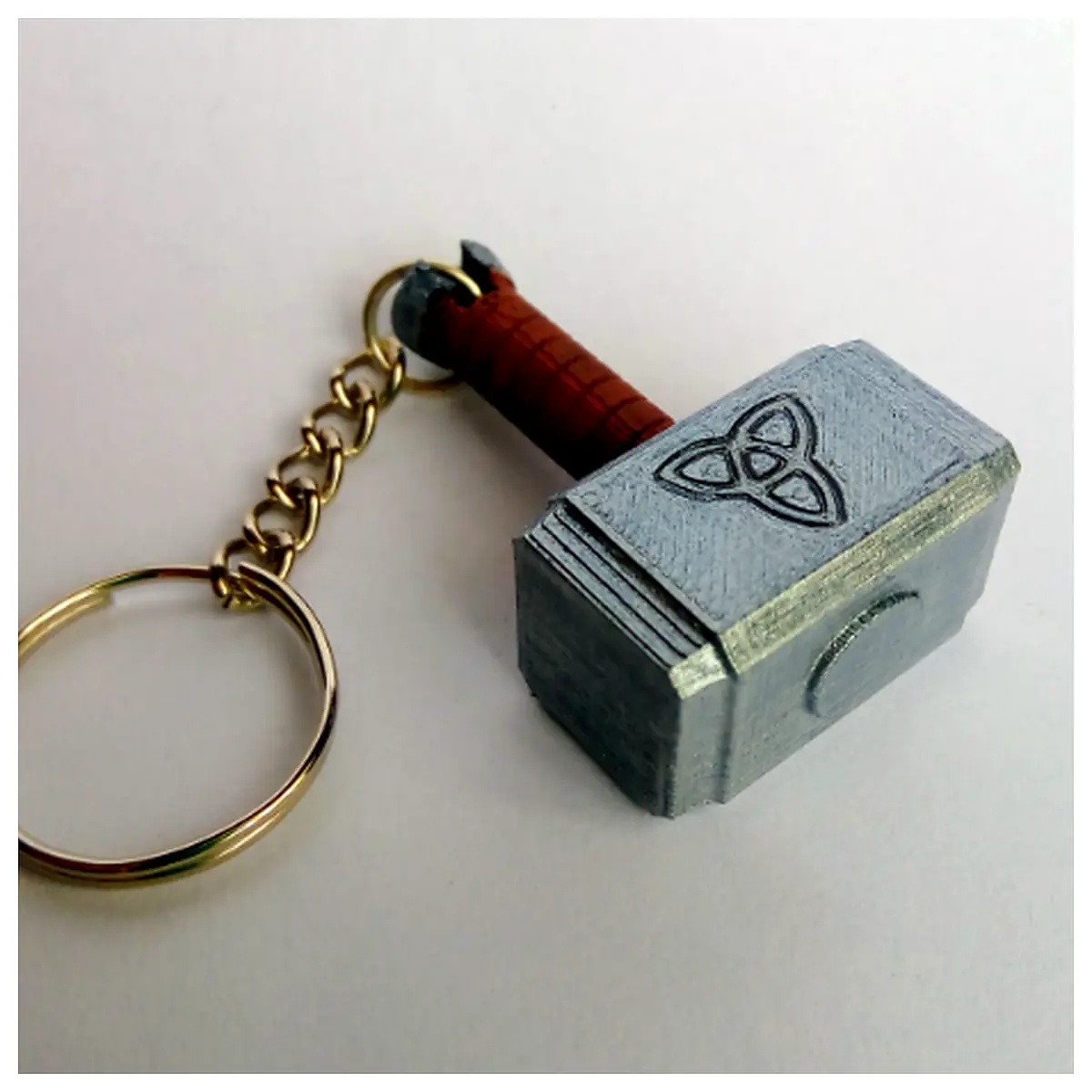 Thor Hammer Keychain Universal Accessory Hero Collectible Figurine Parts Repair