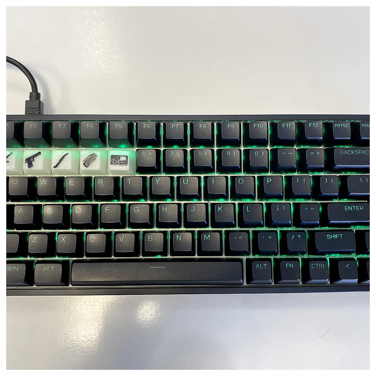 Counter Strike Keycaps Alloy Keycaps PBT Keycaps Gaming Keycaps Custom Keycaps Mechanical Keyboard Keycaps
