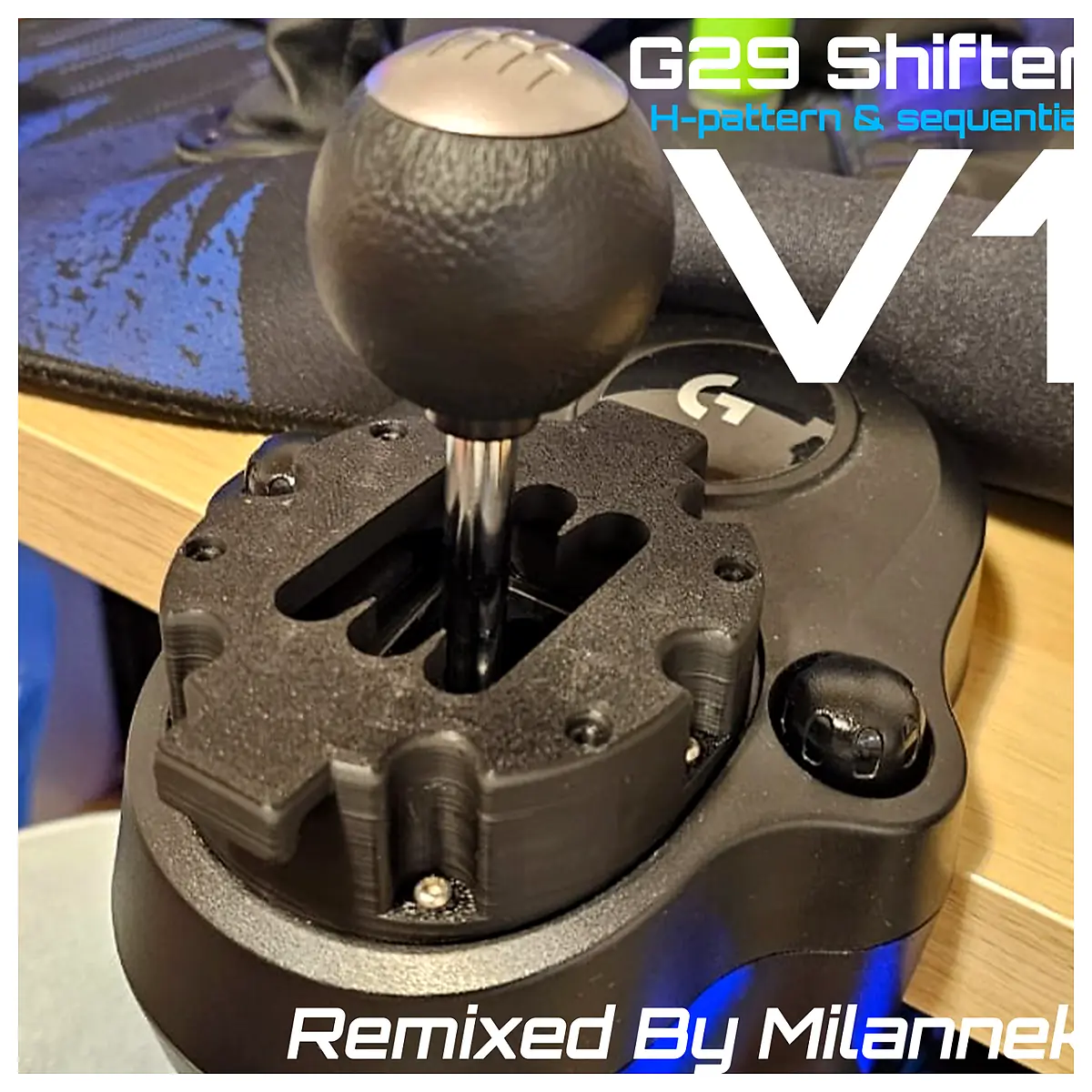 H Pattern Shifter Sequential Gear Stick for V1 G29 Automatic Shifting Parts Shift Lever Accessories Step